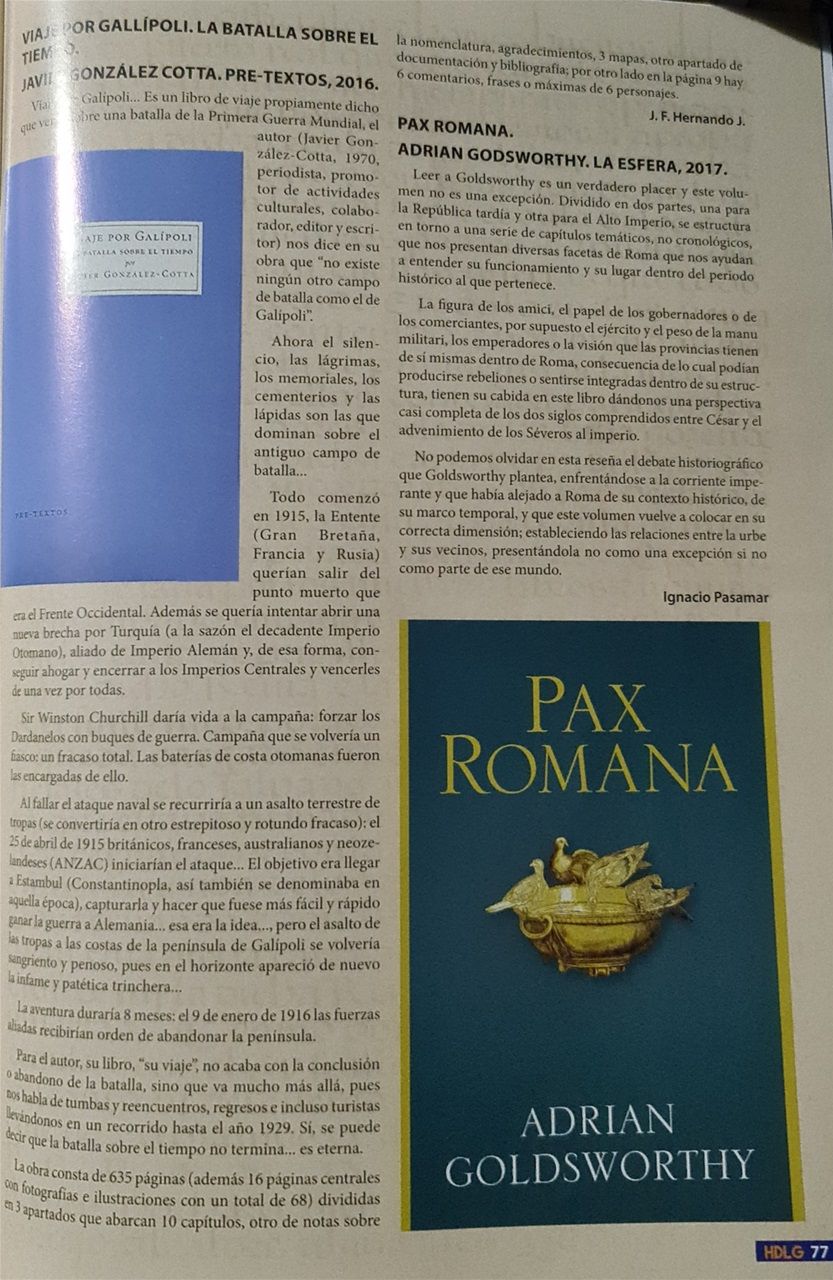 Página de la revista.